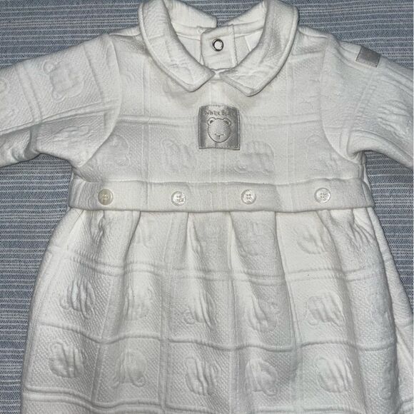 Little Me Winter Bear Footie Onesie 9M - Picture 9 of 12